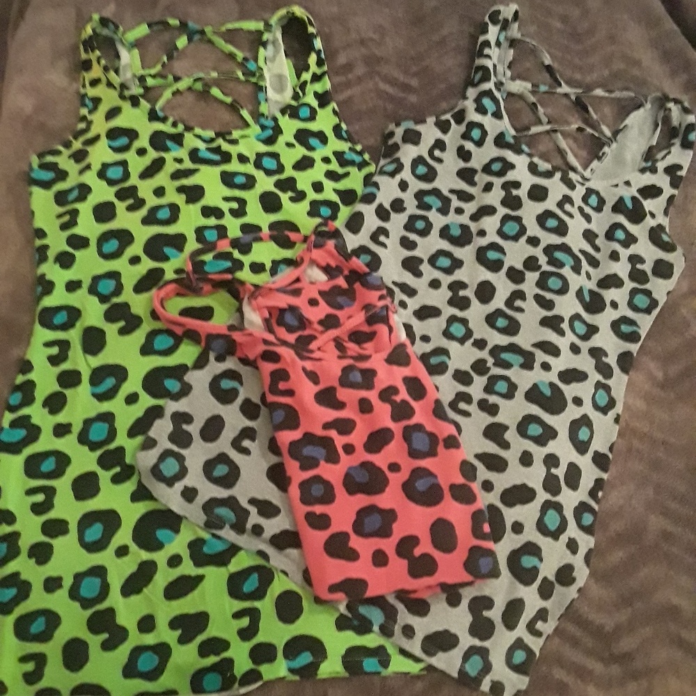 Cheetah Print Tank Top Bundle 💚💖💙❣💛🧡